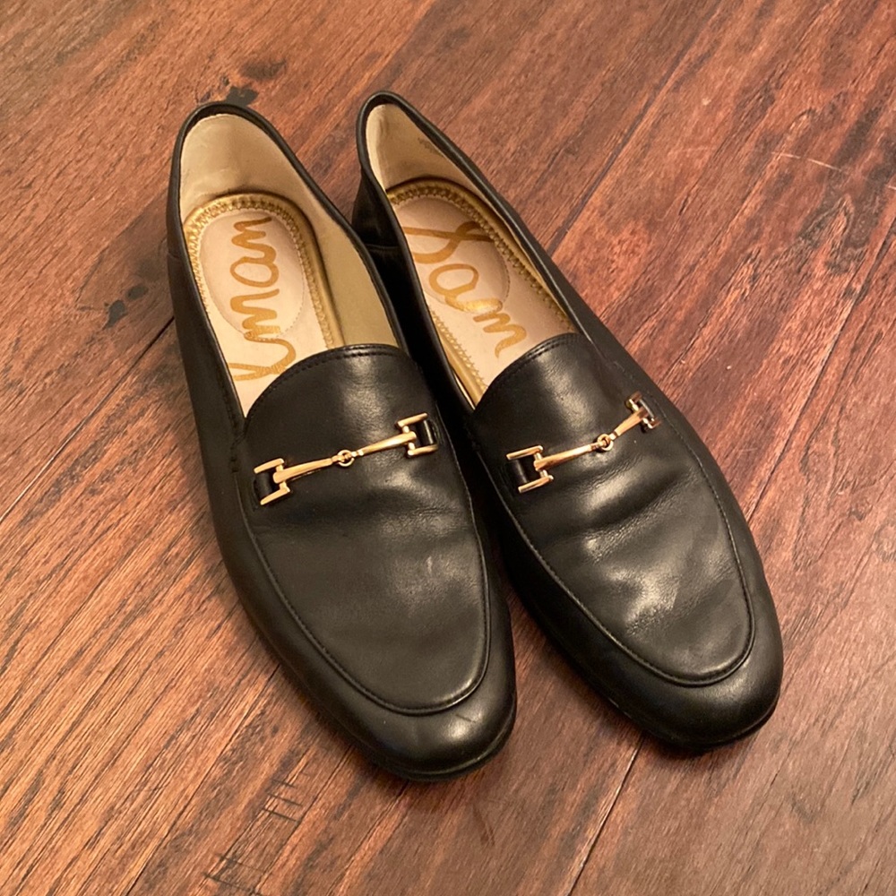 Sam Edelman Black Leather Loafer 39 9